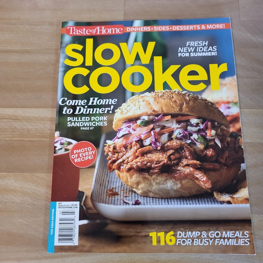 3 for $15 Taste of Home - Slowcooker Summer 2017